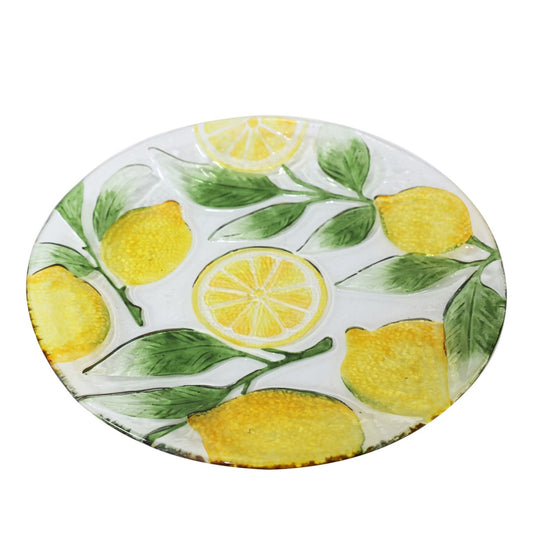 SilkySoleil™ lemon glass dish